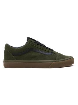 Zapatilla Hombre Vans Old Skool Verde Caramelo