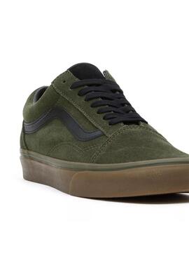 Zapatilla Hombre Vans Old Skool Verde Caramelo