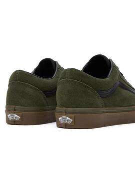 Zapatilla Hombre Vans Old Skool Verde Caramelo