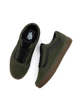 Zapatilla Hombre Vans Old Skool Verde Caramelo