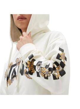 Sudadera Mujer Vans Trippy Blanca
