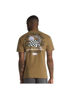 Camisetas vans hombre marron outlet