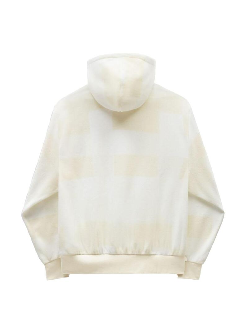 Sudadera Mujer Vans Winter Checker Blanca Beige