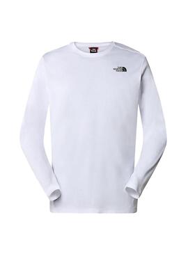 Camiseta  Hombre TNF Red Box Blanca Negra