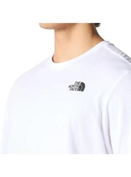 Camiseta  Hombre TNF Red Box Blanca Negra