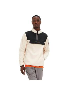 Sudadera Polar Hombre Ellesse Zinco Blanca