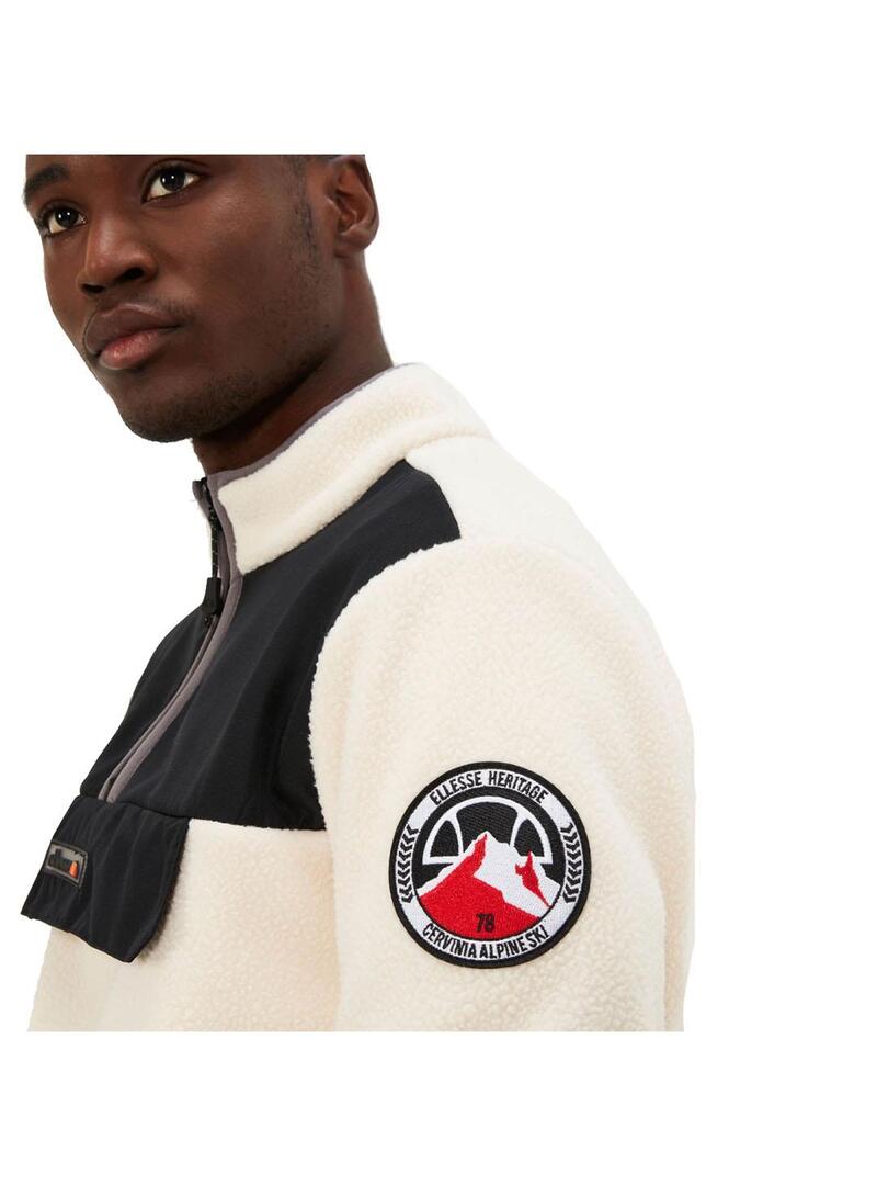 Sudadera Polar Hombre Ellesse Zinco Blanca