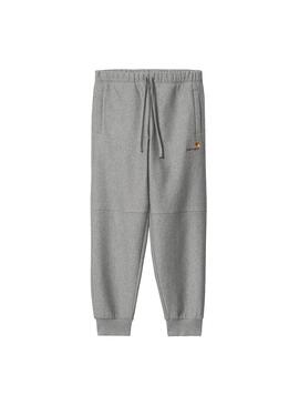 Pantalon Hombre Carhartt WIP American Script Gris