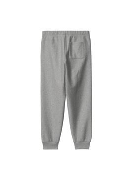 Pantalon Hombre Carhartt WIP American Script Gris