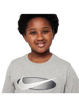 Camiseta Niño Nike Nsw Gris