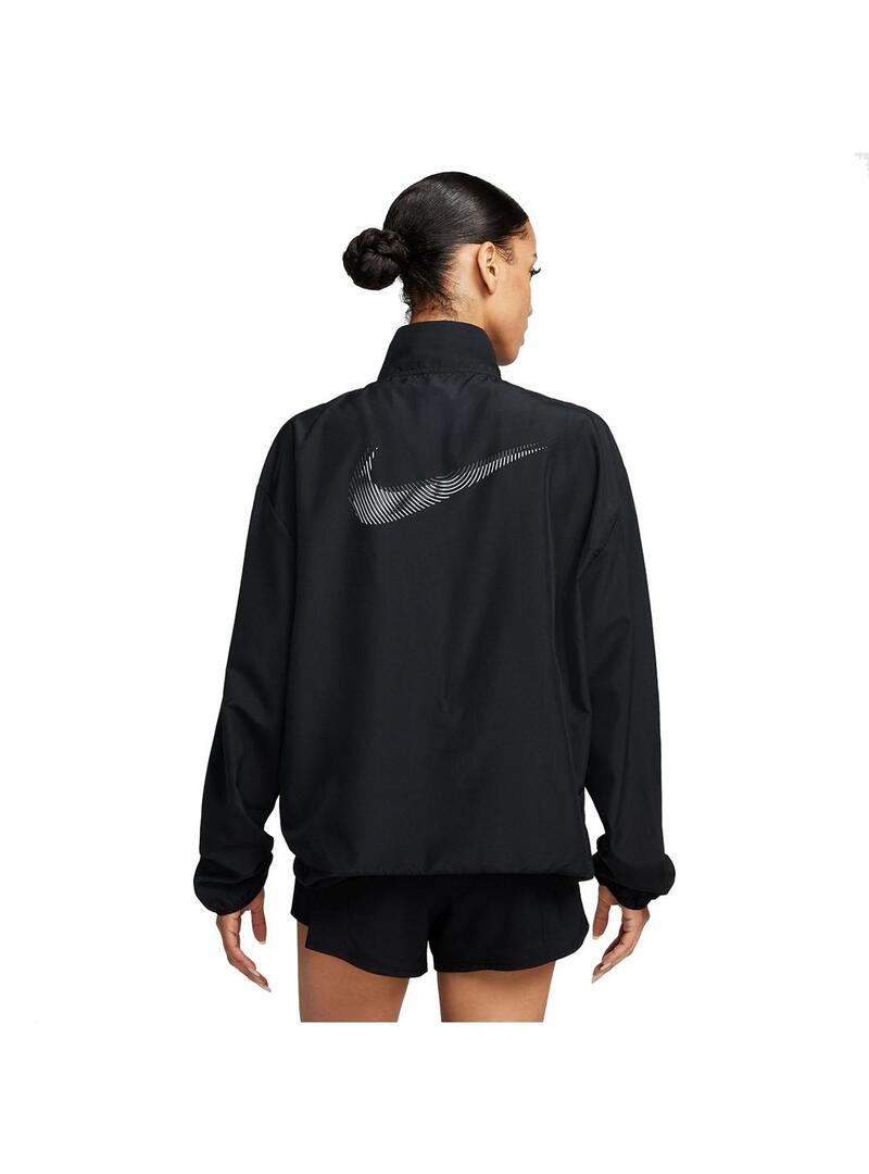 Cortavientos Mujer Nike Df Swoosh Negro