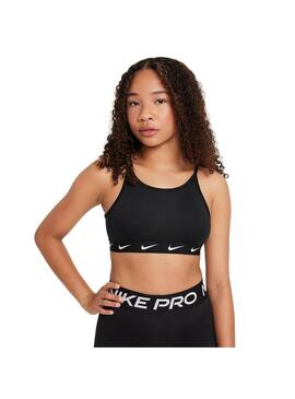 Top Niña Nike Df Negro