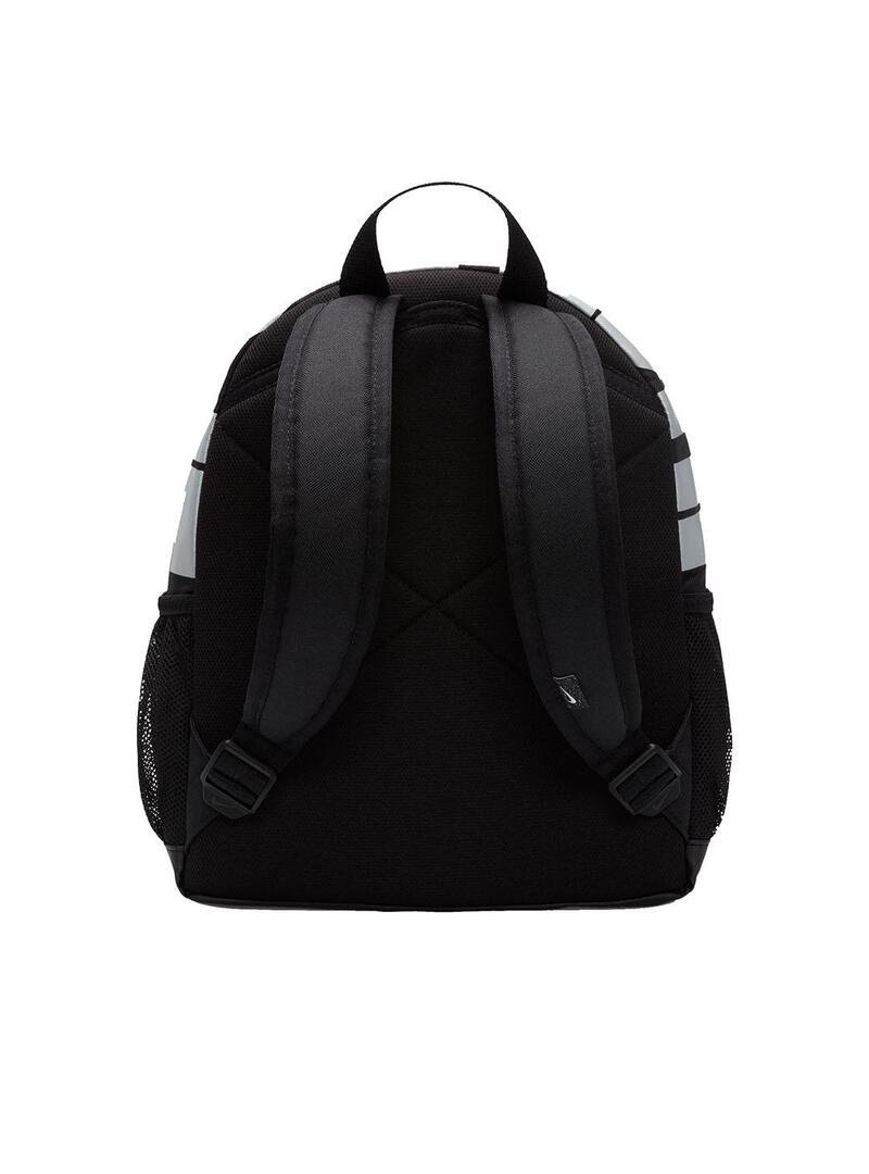Mini Mochila Unisex Nike Brsla Negra Plata