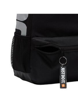 Mini Mochila Unisex Nike Brsla Negra Plata