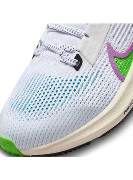 Zapatilla Nñ@ Nike Air Zoom Pegasus 40 Blanca azul