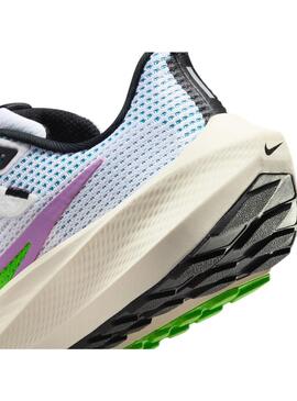 Zapatilla Nñ@ Nike Air Zoom Pegasus 40 Blanca azul