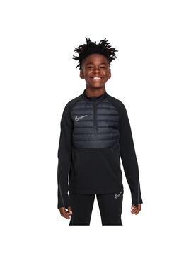 Sudadera Niño Nike Thema-FIT Academy Negro