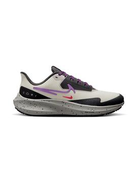 Zapatilla Mujer Nike Pegasus Shield Blanco Gris