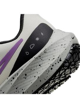 Zapatilla Mujer Nike Pegasus Shield Blanco Gris