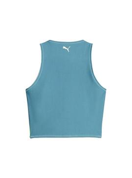 Camiseta Mujer Puma Fit Everscupt Azul