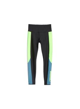 Malla Mujer Puma Fit Eversculpt Negra Verde