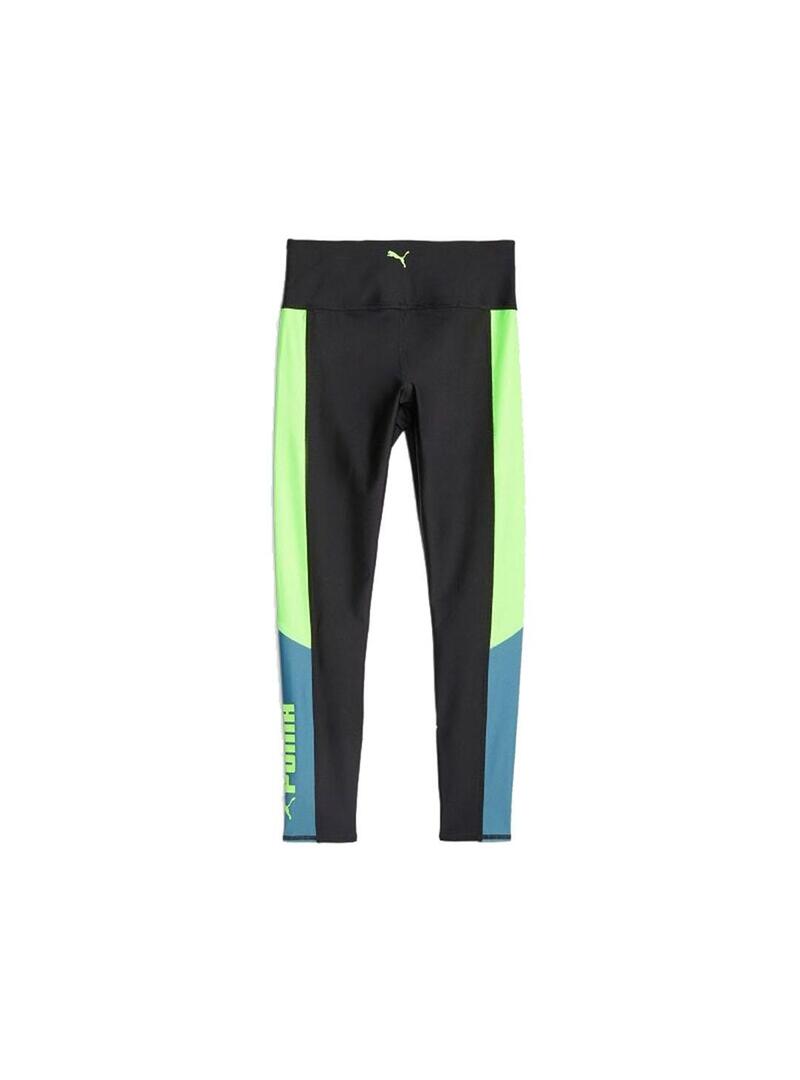 Malla Mujer Puma Fit Eversculpt Negra Verde