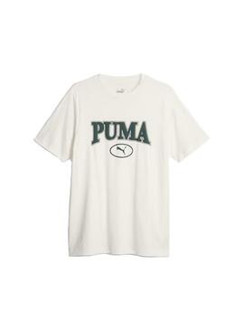 Camiseta Hombre Puma Squad Blanca