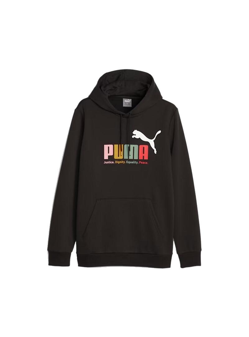 Sudaderas Hombre Puma Ess Negra
