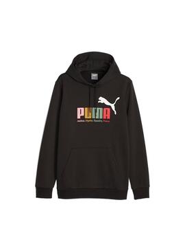 Sudaderas Hombre Puma Ess+ Negra