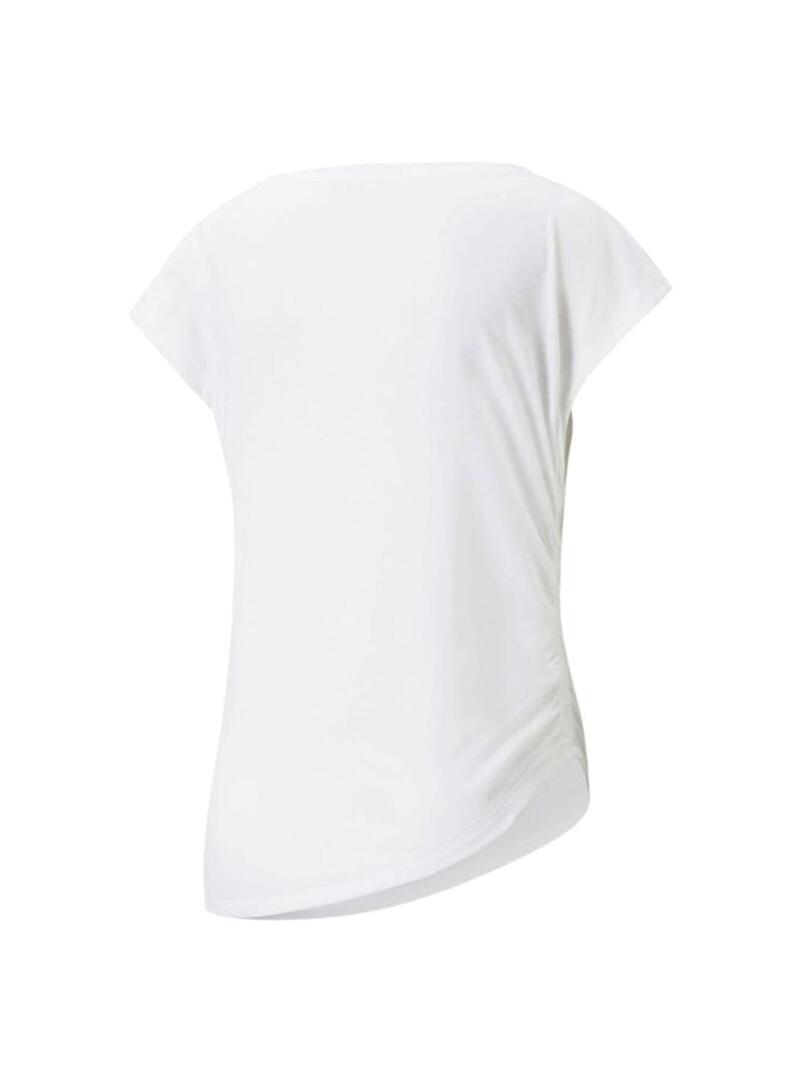 Camiseta Mujer Puma Studio Blanca