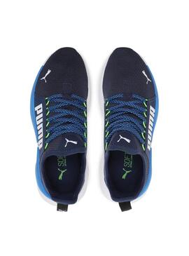 Zapatilla Niño Puma Softride Azul