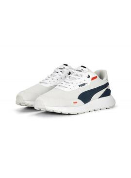 Zapatilla Hombre Puma Runtamed Gris Azul