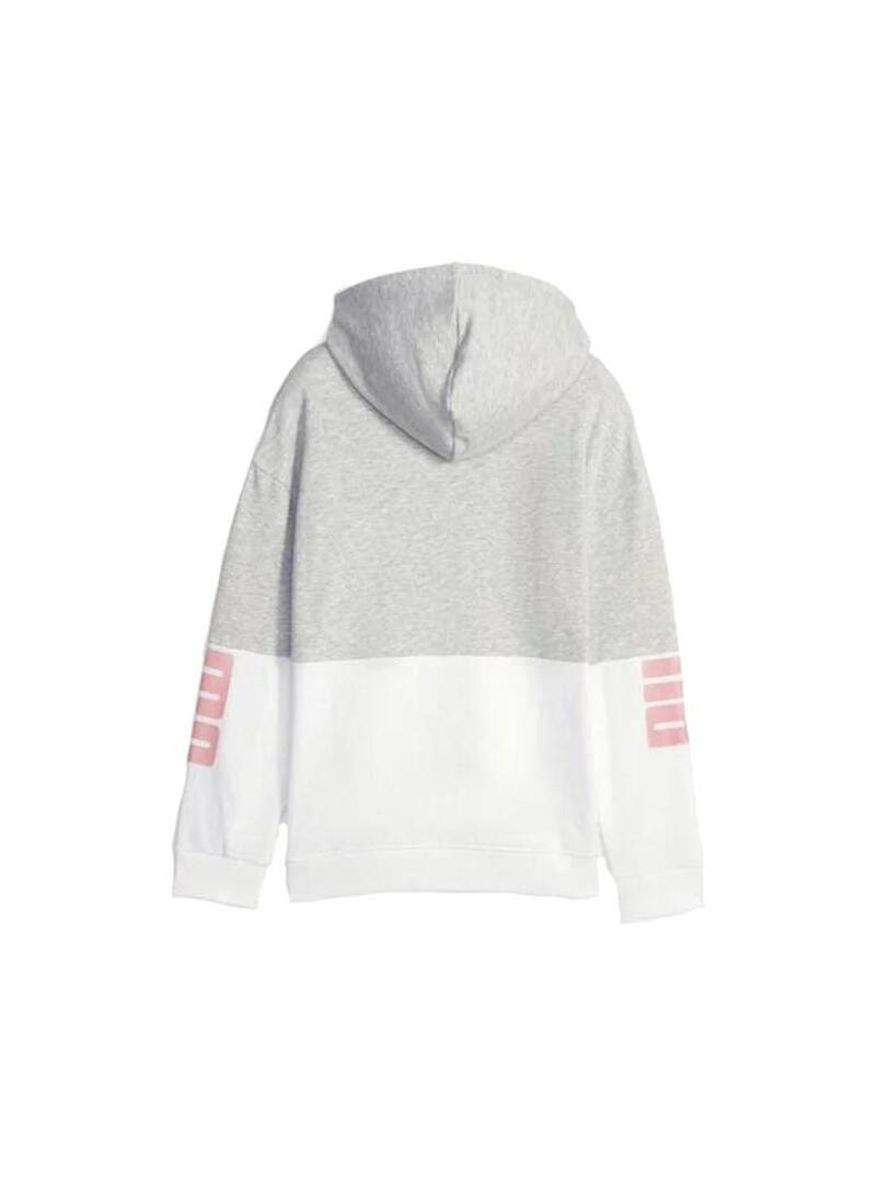 Sudadera Niña Puma Power Gris