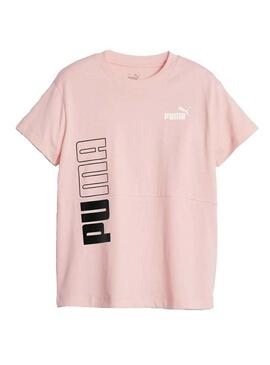 Camiseta Niñ@ Puma Power Rosa