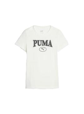 Camiseta Niñ@ Puma Squad Blanca