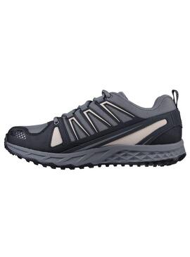 Zapatilla Hombre Skechers Escape Plan Gris Oscuro