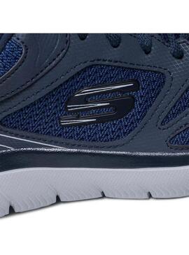 Zapatilla Hombre Skechers Summits South Rim Marino