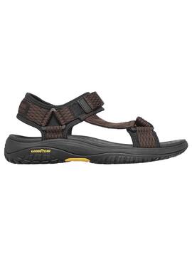 Sandalia Hombre Skechers Lomell Marrón