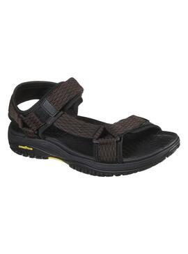 Sandalia Hombre Skechers Lomell Marrón