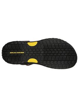 Sandalia Hombre Skechers Lomell Marrón