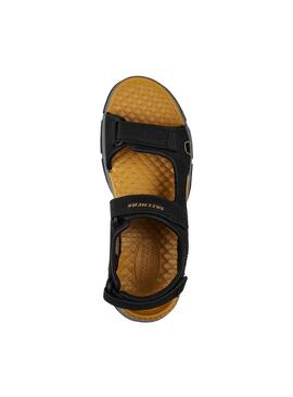 Sandalia Hombre Skechers Tresmen Negro