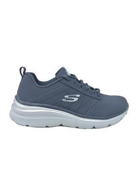 Zapatilla Mujer Skechers Fashion Fit Gris