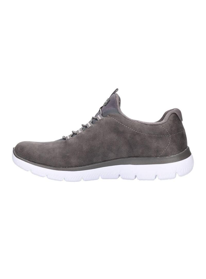 Zapatilla Mujer Skechers Summits-Itz Gris
