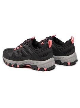 Zapatilla Mujer Skechers Selmen-WE Negro/Rosa