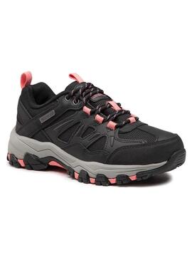 Zapatilla Mujer Skechers Selmen-WE Negro/Rosa