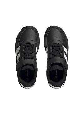 Zapatilla Junior adidas Breanet 2.0 Negro/Blanco