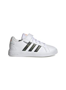 Zapatilla Niñ@ adidas Grand Court 2.0 Blanco/Camuf