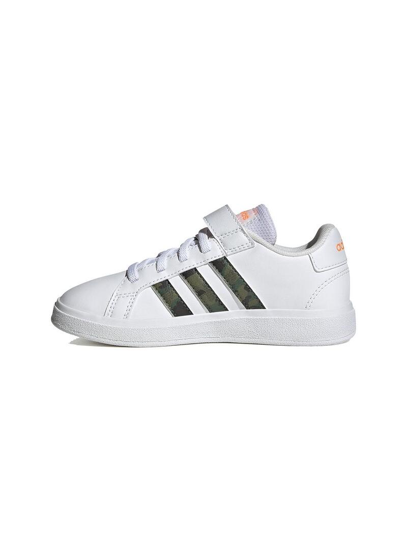 Zapatilla Niñ@ adidas Grand Court 2.0 Blanco/Camuf