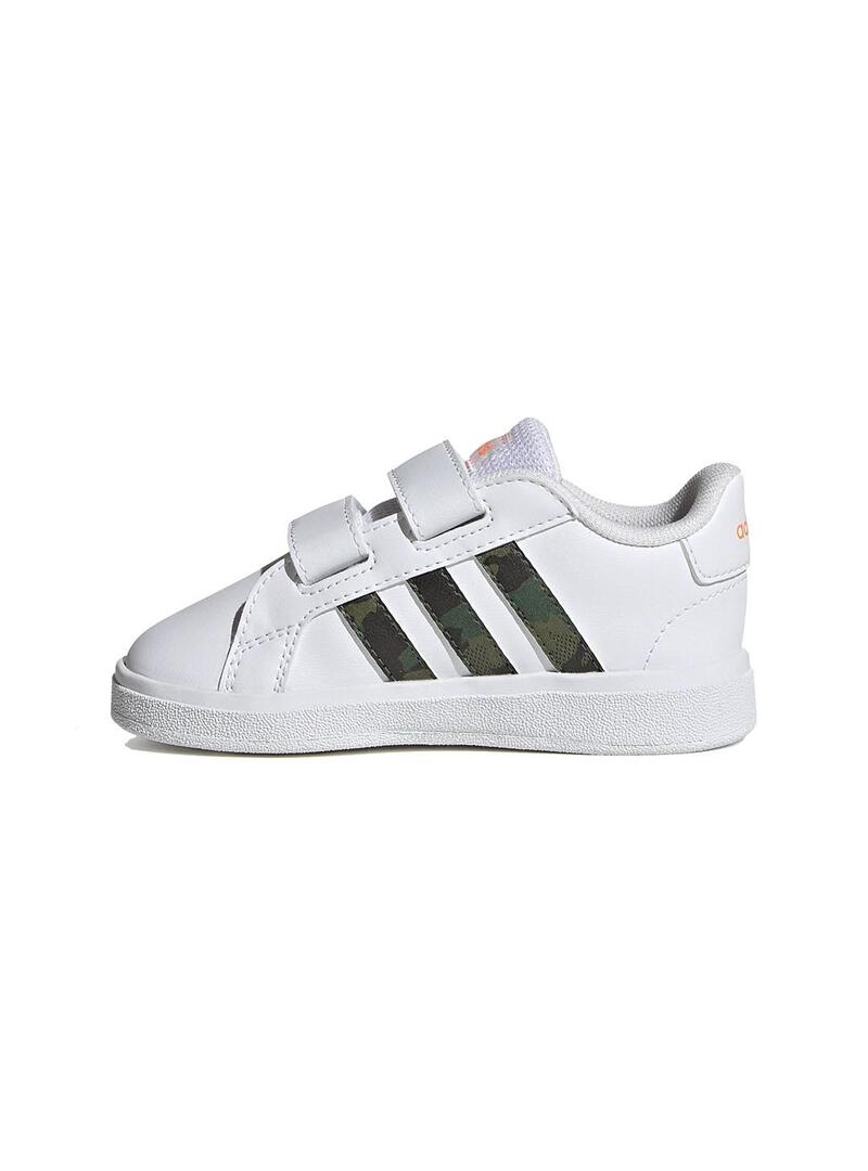 Zapatilla Niñ@ adidas Grand Court Blanco/Camu