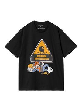 Camiseta Hombre Carhartt WIP Deadkebab Negra